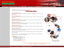Tablet Screenshot of indochina-ventures.com